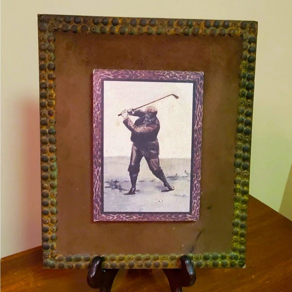 Brown Golf Swing Studded Pictures